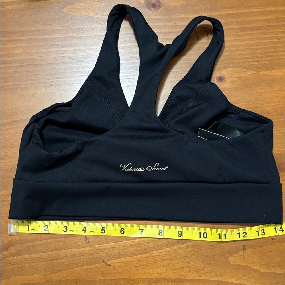 Victoria's Secret Black Activewear Bra/Top - Picture 2 of 4